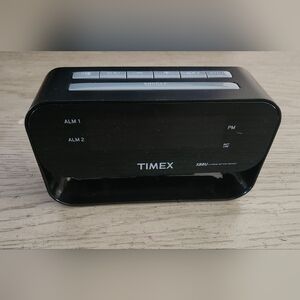 Timex Black Digital Alarm Clock With Night Light T128